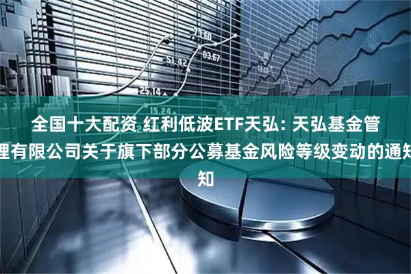 全国十大配资 红利低波ETF天弘: 天弘基金管理有限公司关于旗下部分公募基金风险等级变动的通知